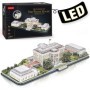 Marile Arhitecturi ale lumii Puzzle 3D cu led Casa Alba 151 piese